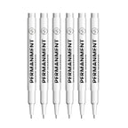 3/6/12 Pcs Waterproof Marker Pen White Black Inks  2mm Tip For Rock Painting Stone Ceramic Glass Wood Tire Fabric Metal Canvas