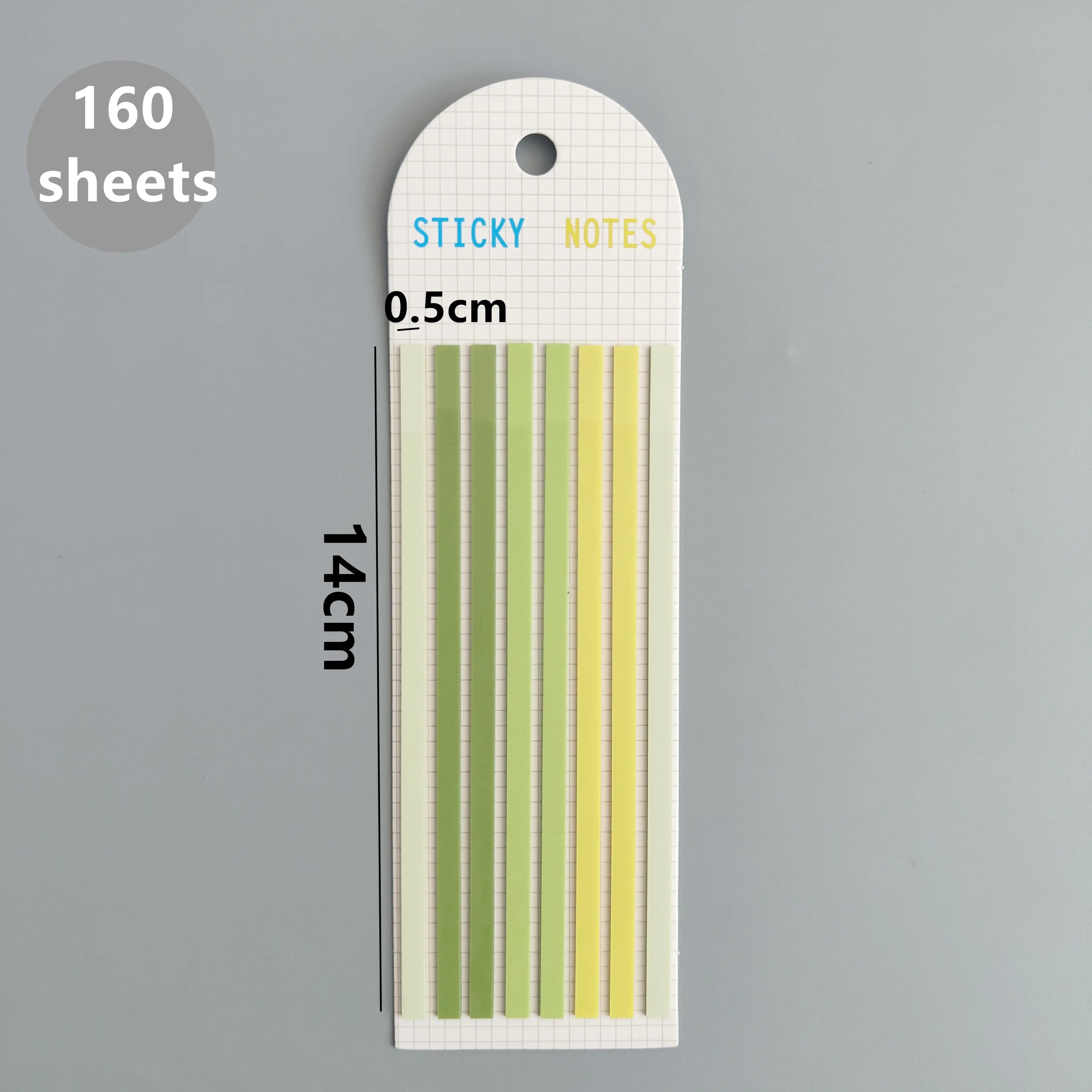 160 Sheets Transparent Sticky Notes Self-Adhesive Reading Annotation for Books Notepad Bookmarks  Memo Pad Index Tabs
