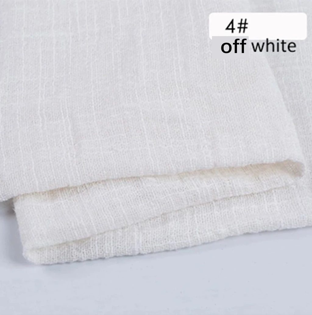 10 Pieces 32x32cm Cream Rough Edge Gauze Napkins 100% Soft Cotton Fabric Serviette Kitchen Tea Towels For Easter Party Supplies
