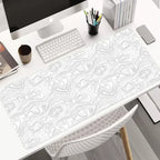 Hot Sell Large Gaming Mouse Pad Multi-size Gamer Mat Abstract XL Computer Cushion Keyboard Desk Non-Slip Rubber Locking Edge Rug