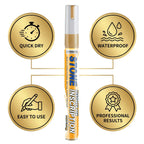 Gravestone Repair Pen 20g, Fade-Resistant, Tombstone Inscription Restoration, Restores Faded Engravings, Anti-Weathering, Gold-Plated Marking Pen