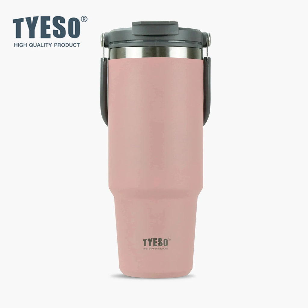 Tyeso 1200ML Vacuum Flasks Stainless Steel Coffee Cup Cold Hot Double-layer Insulated Tumbler Thermo Water Bottle Car Travel Mug