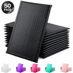 Pink Bubble 50 Pcs Envelopes for Shipping Bags Padded Envelopes for Packaging Seal Mailing Gift Padding Purple and Pink Black