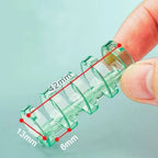 10Pcs Binding Spines Snap Split Binder Rings Learning Cards A4 A5 A6 Notebook Loose Leaf Stationery Office Supplies Plastic