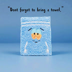 Towel cloth embroidered anime fashion wallet, designer personalized ID card holder