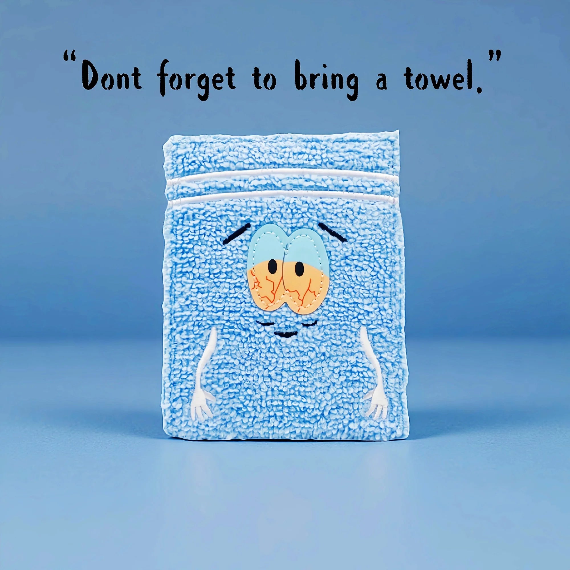 Towel cloth embroidered anime fashion wallet, designer personalized ID card holder
