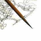 3Pcs Chinese Art Painting Brush Pen S M L for Hook Line Watercolor Calligraphy Natural Hair Brushes Professional Art Tools