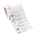 500pcs Paper Price Tags Jewelry Tags Self Adhesive Blank Labels Display Card Packaging Sticker Necklace Earring Bracelet DIY