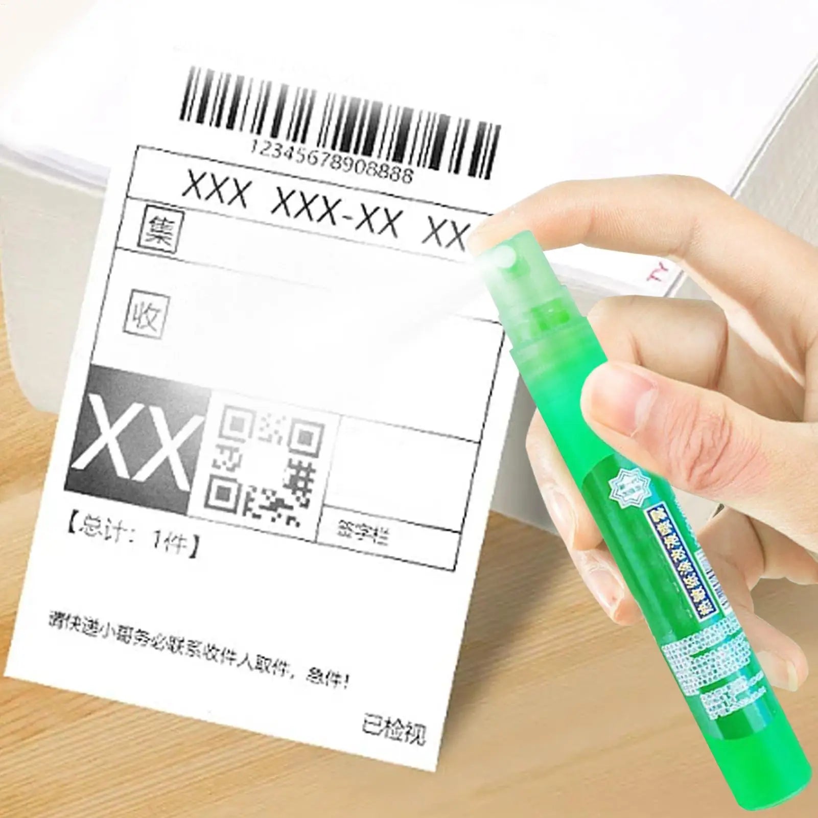 Portable Elimination Privacy Spray quick-drying Thermal Paper Corrector Data Protection Privacy Protection Correction Fluid