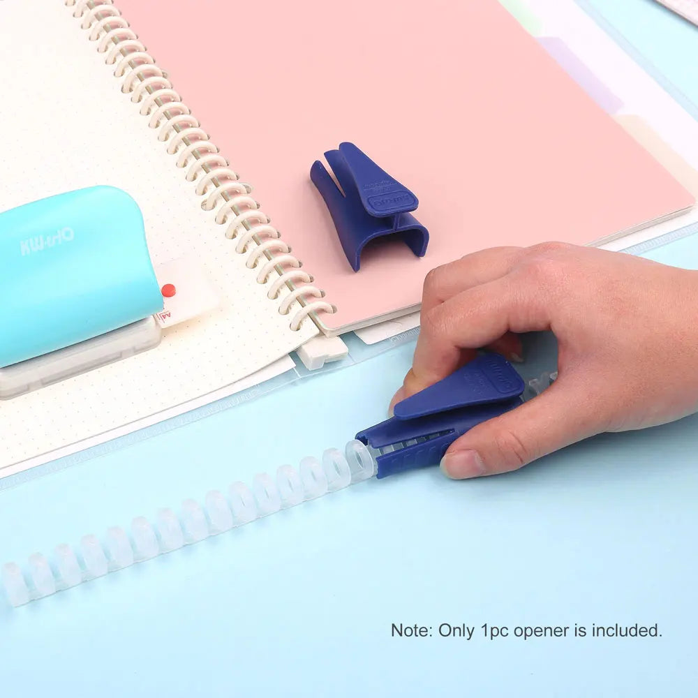 1PC Plastic Binder Ring Opener, Used for Opening and Closing Binder Binding Wire Combs, Labor-Saving and Convenient.