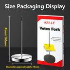 Bill Fork Desk Receipt Memo Holder Ticket Paper Summons Fork Spike Stick for Restaurant Kitchen Check Spindle Ticket Stabber