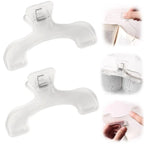 Transparent Plastic Book Clip Simple Reading Aid Fixed Book Page Holder Bookmark Creative Practical Note Holder Gift For Student