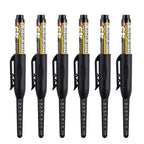 45mm Waterproof Deep Hole Marker Pens Long Nib Head Carpenter Pen Black/Blue/Red Ink for Multi-Purpose Woodworking Hand Tools