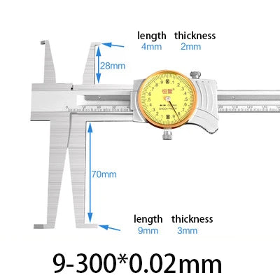 Double Internal Groove Digital Caliper 9-150mm Internal Groove Electronic Vernier Caliper Internal Hole Groove Diameter Caliper