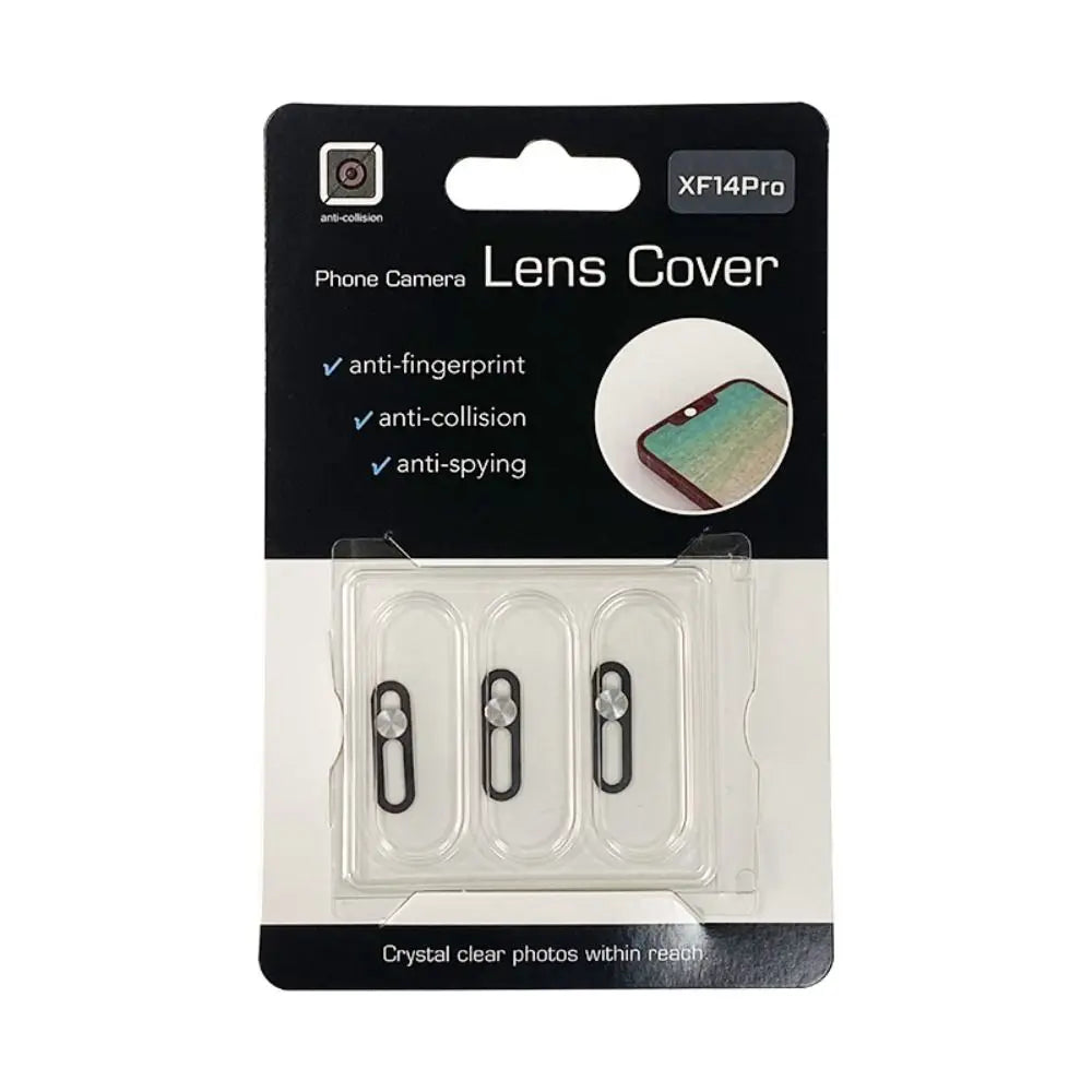 3Pcs Metal Webcam Cover for iPhone 14 14 Plus Privacy Slider Front Camera Len Cap for iPhone 14 Pro 14 Pro Max Phone Len Sticker