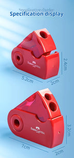 1Pc Faber Castell Double Pencil Sharpener Creative Single Hole Double Hole Pen Knife School Office Supplies Student Stationery
