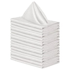 12pcs 30x30cm Hemstitched Square Napkins Satin Cocktail Napkin for Party Wedding Table Cloth Soft Kitchen Dinner Napkins