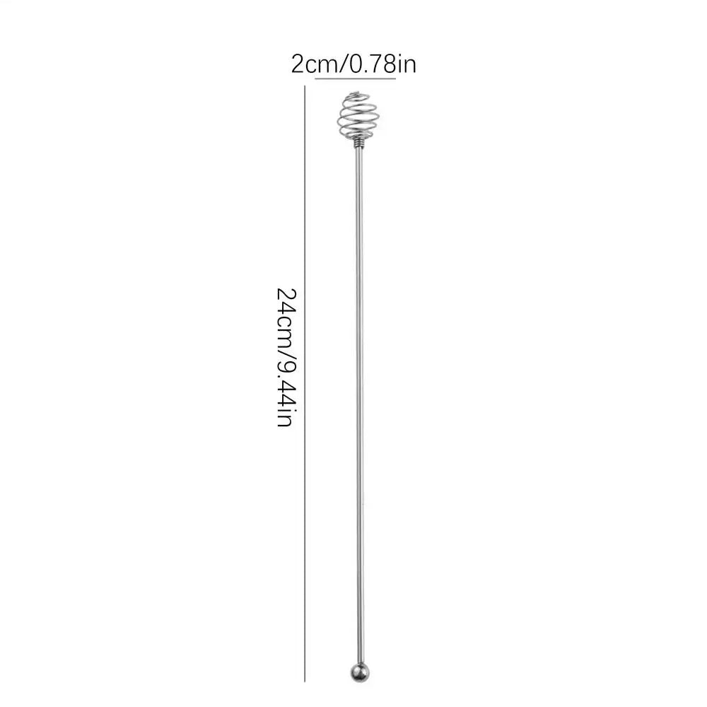 Coffee Stirrers Reusable Creative Bar Stainless Steel Stirrer Multi-Function Decorative Long Stir Sticks for Drinks Mixing Bar