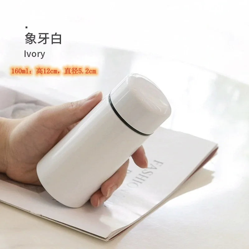 160ml 304 Stainless Steel Insulated Cup Mini Pocket Cup Portable Travel Cup For Outdoor Camping Hiking Thermos Bottle