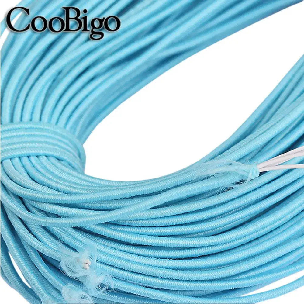 5 Meters 1mm 2mm 3mm Round Elastics Bungee Shock Cord Elastic Rope Rubber Band Strap String Cordon Shoelaces Sewing Accessories