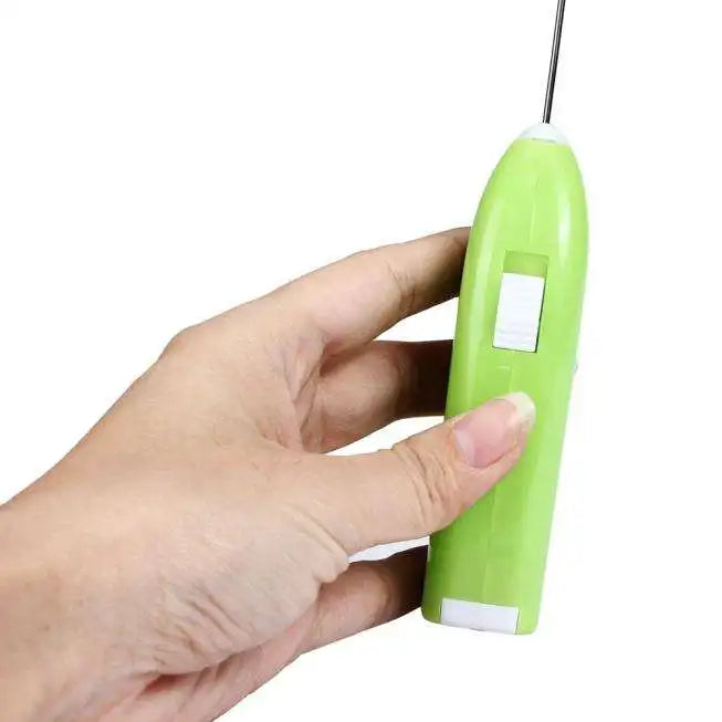 Handheld Electric Egg Beater Mini Battery Powered Milk Frother Coffee Drink Mixer Milk Foamer Kitchen Tools