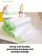 Portable toilet trainer disposable inner bag and accessories, durable multi-functional trash bag with drawstring