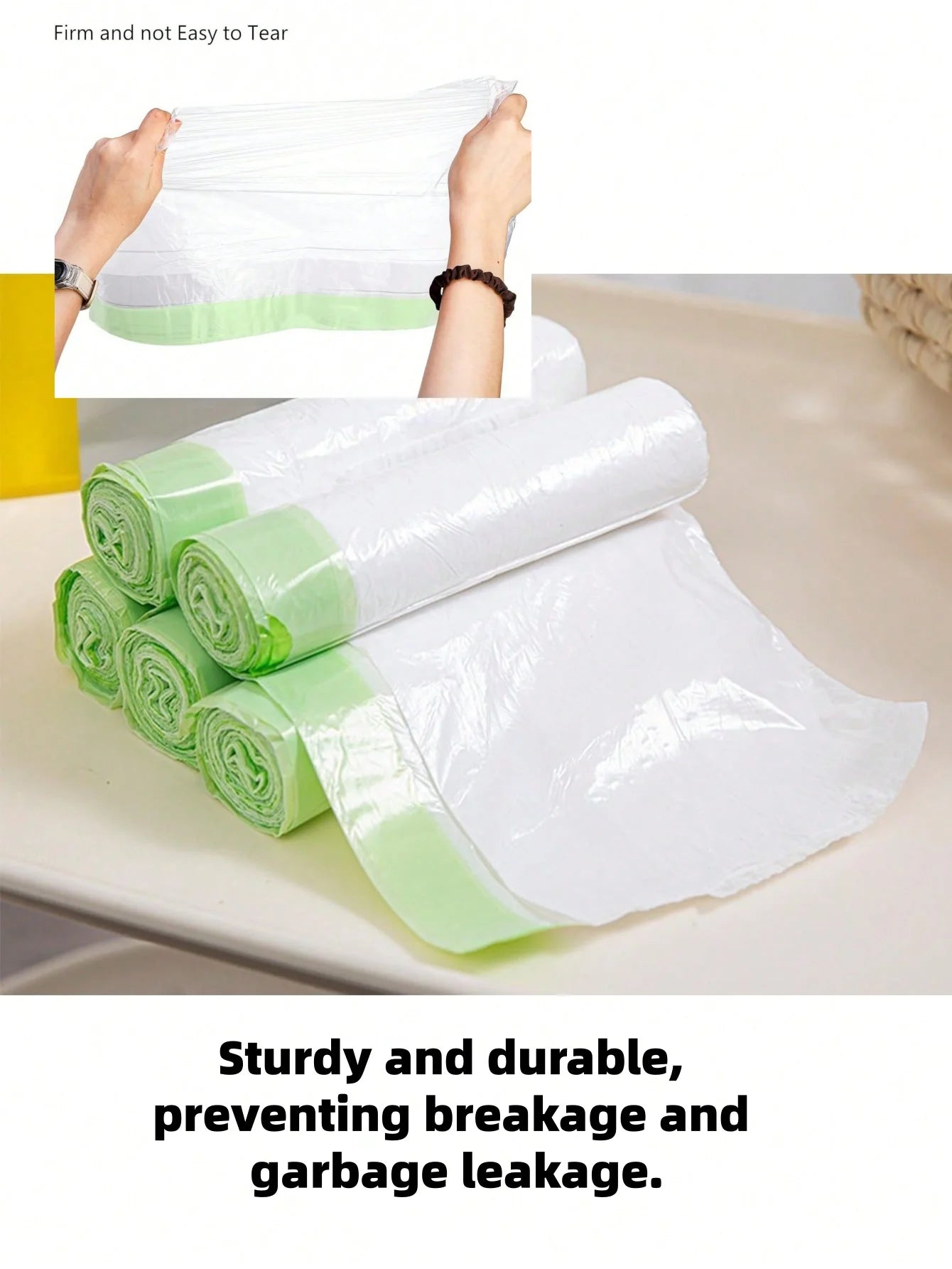 Portable toilet trainer disposable inner bag and accessories, durable multi-functional trash bag with drawstring