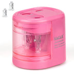 Eagle Auto Pencil Sharpener, Battery or USB Operated, Dual Holes, Dual Blades,  Portable,Office,School Supplies Stationery