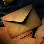 10 Pcs Vintage Pattern Thick Paper Envelope Thicken Retro Stationery Wedding Invitation Invited Gift Greeting Card Envelopes