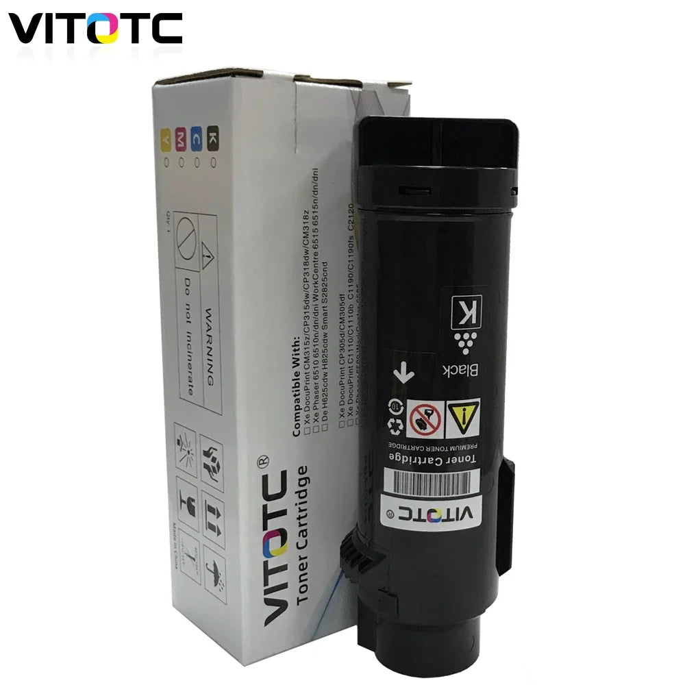 4PCS Color Toner Cartridge Compatible For Xerox Phaser 6510 WorkCentre 6515 V N DN DNI Extra High Capacity