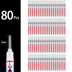 4-80Pcs 2cm Waterproof Long Head Markers Deep Hole Marker Pen for Metal Carpenter Red/Black/Blue/Green Ink Woodworking Tools