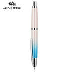 JINHAO 10 Press Fountain Pen Retractable EF/F Nib Metal With Clip Writing Ink Pen Converter School Supplies Stationery PK A1 A2