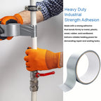 5/10/20M Duct Tape Heavy Duty Waterproof Strong Adhesive Silver No Residue Adhesive For Home Repair Use Carpet Binding Bundles