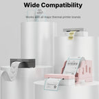 Strong Adhesive Easy Tear 4x6 Direct Thermal Shipping Labels 350/500 Pcs Fit All Thermal Printers Online Seller Logistics