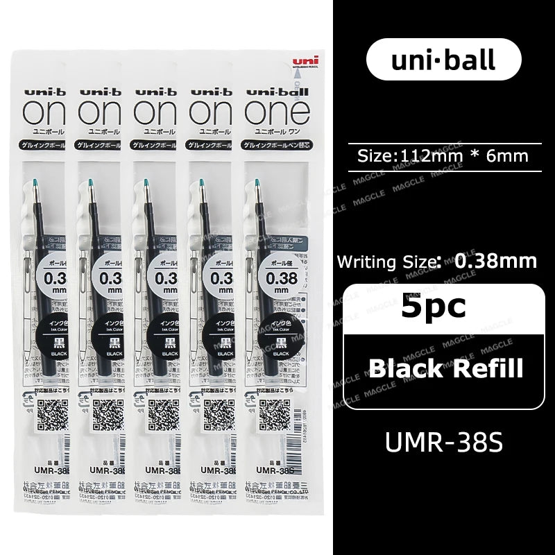 Japanese uni-ball ZENTO Gel Ink Pen Limited Flow Model Metal Push Ultra-Smooth Writing 0.38/0.5mm Signing for Students Business