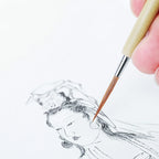 Line Drawing Brushes Chinese Mixed Hair Brush Chinese Calligraphy Small Regular Script Brush Pen Meticulous Drawing Stationery