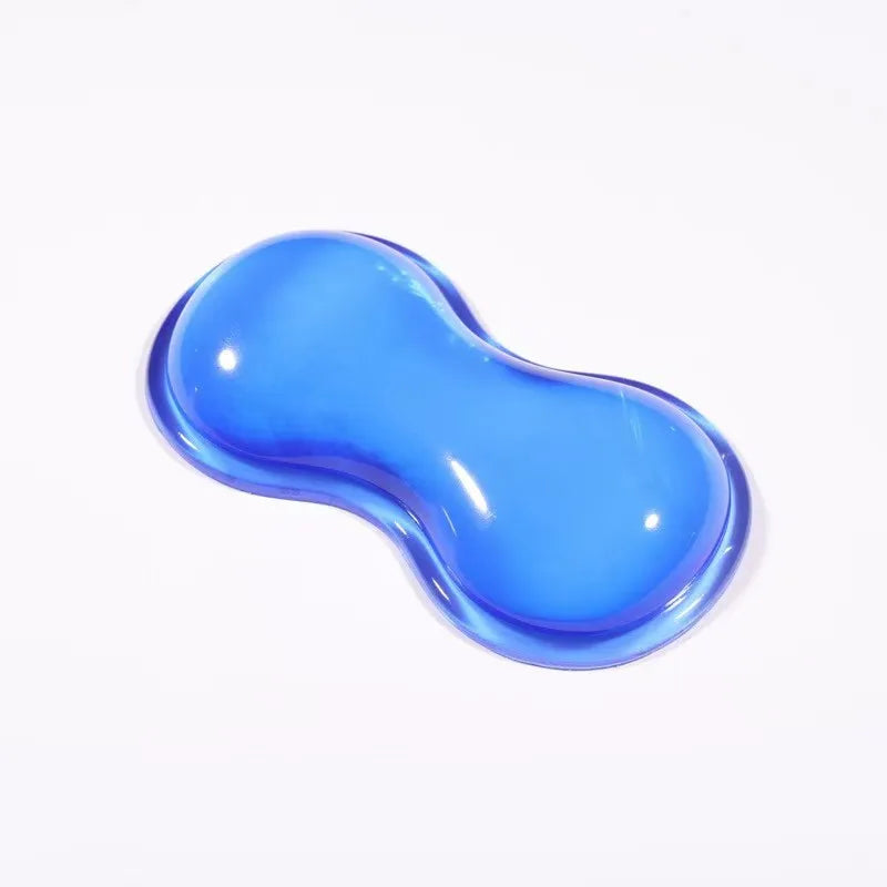 Ergonomic Mouse Pad with Wrist Rest Keyboard Rest Silicone Transparent Desktop Office Game Console Mouse Soft Wrist Rest