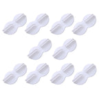 10Pcs/Lot Drawer Partition Accessories Extension Buckle Fixed Clip Drawer DIY Storage Clapboard Divider Sock Underwear Organizer