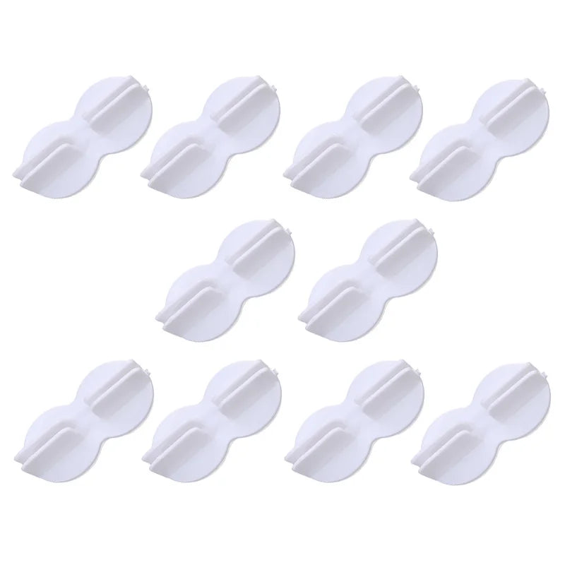 10Pcs/Lot Drawer Partition Accessories Extension Buckle Fixed Clip Drawer DIY Storage Clapboard Divider Sock Underwear Organizer
