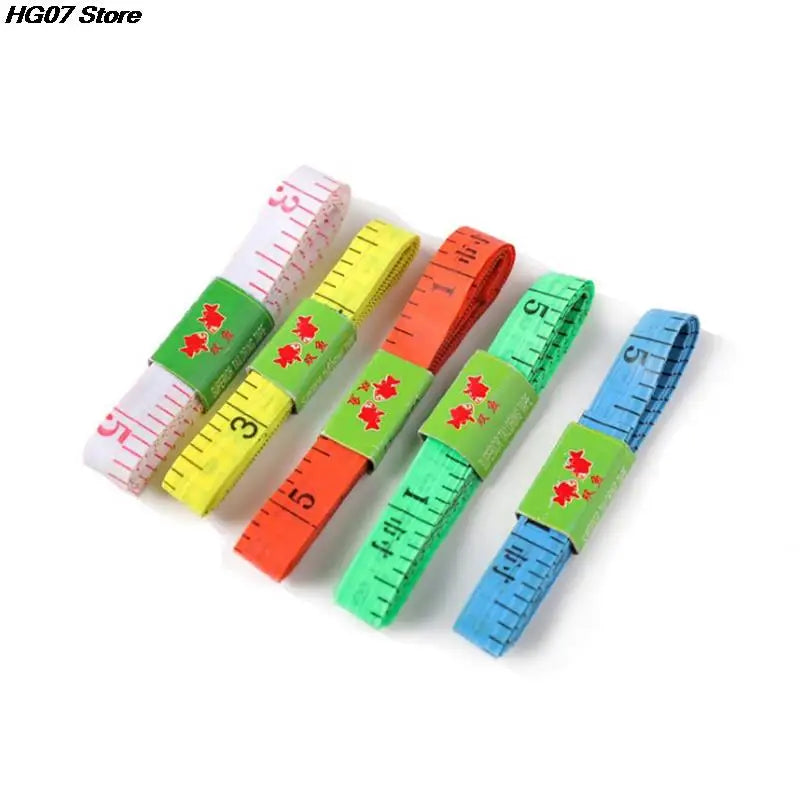 10 Pieces 1.5 Meter Soft Flat Mini Measuring Tape, Dual Scale Centimeter & Meter Flexible Portable Tape Ruler, Lightweight Handy