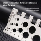 NEW Screw Thread Pitch Gauge Ruler Measuring Tool Bolt Nut Metric Machining Threads Screw Cutting Gauge Angle Model Measuring