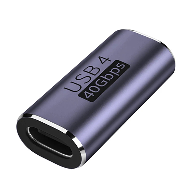 NNBILI USB4.0 40Gbps OTG type C 90 degree 100W 5A USB C to Type C Fast Charging Converter USB C Data Adapter For Macbook 8K60HZ