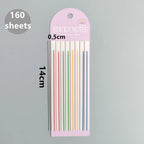 160 Sheets Transparent Sticky Notes Self-Adhesive Reading Annotation for Books Notepad Bookmarks  Memo Pad Index Tabs