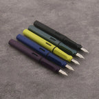 1pc Matte Purple Fountain Pen Plastic EF/F Nib Frosted Fluorescence Green Stationery School Office Supplies Ink Pens