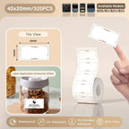 NIIMBOT B21/B203/B3S Colored Label Machine Printing Paper Self Adhesive Label Waterproof Oil Resistant Tear Resistant Label