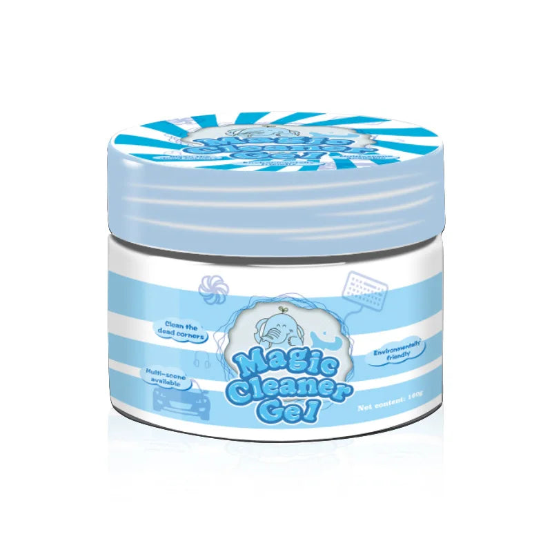 Car Cleaning Gel - Magic Dust Remover for Auto Interior & Keyboard, Reusable Slime Mud for Detailing Tools （blue/pink）
