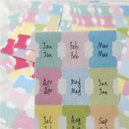 60/120Pcs File Tabs Flags Index Label Sticker Personalized Planner Office Stationery Self-adhesive Paper Tabs Repositionable
