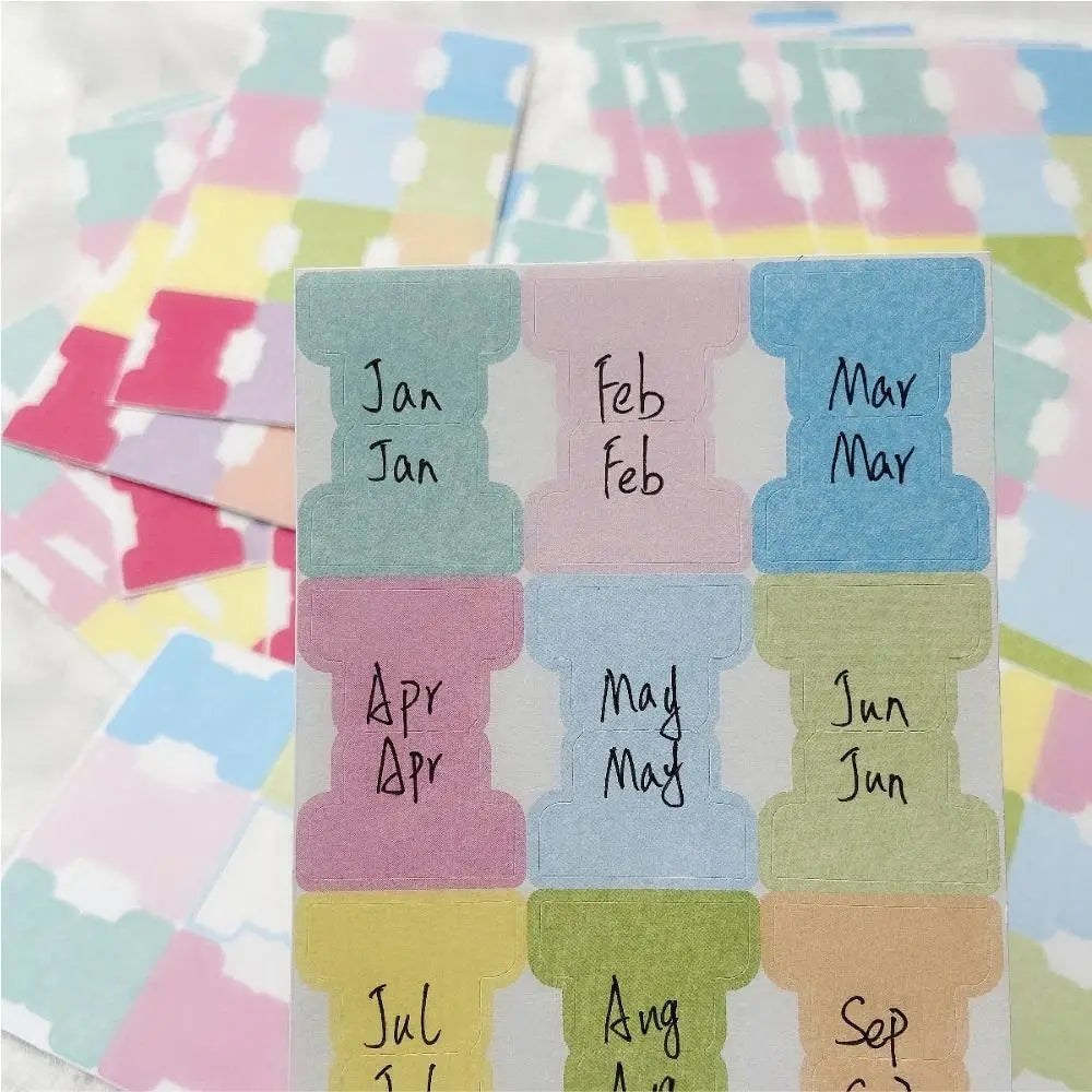 60/120Pcs File Tabs Flags Index Label Sticker Personalized Planner Office Stationery Self-adhesive Paper Tabs Repositionable
