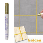 Waterproof Tile Marker Grout Pen Wall Seam for Floor Bathroom Kitchen Toilet Wall Seam Repair Black White Gold Silver Beige