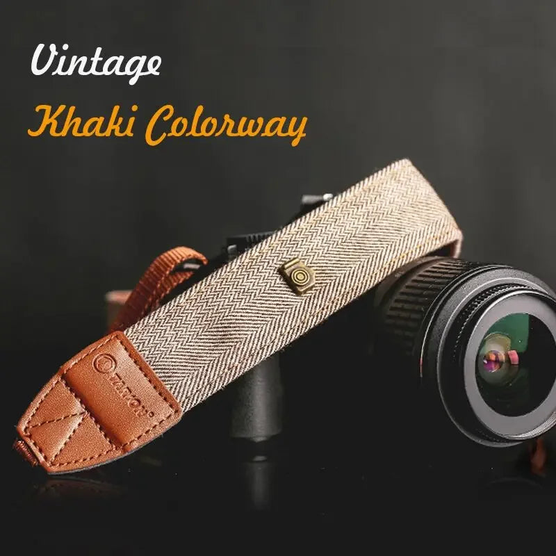 Portable Camera Strap Adjustable Cotton Leather Camera Shoulder Neck Strap Belt For Sony/ Nikon Camera Belt For DSLR Digital SLR